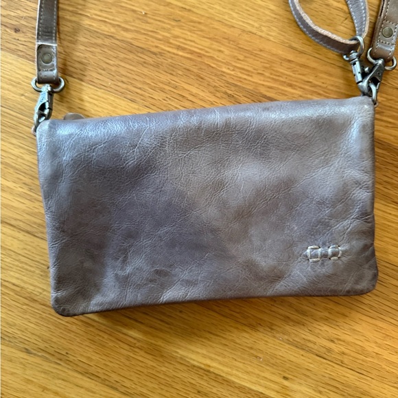 BED|STU Leather Crossbody Bag - Grey/brown used one day - Picture 3 of 7